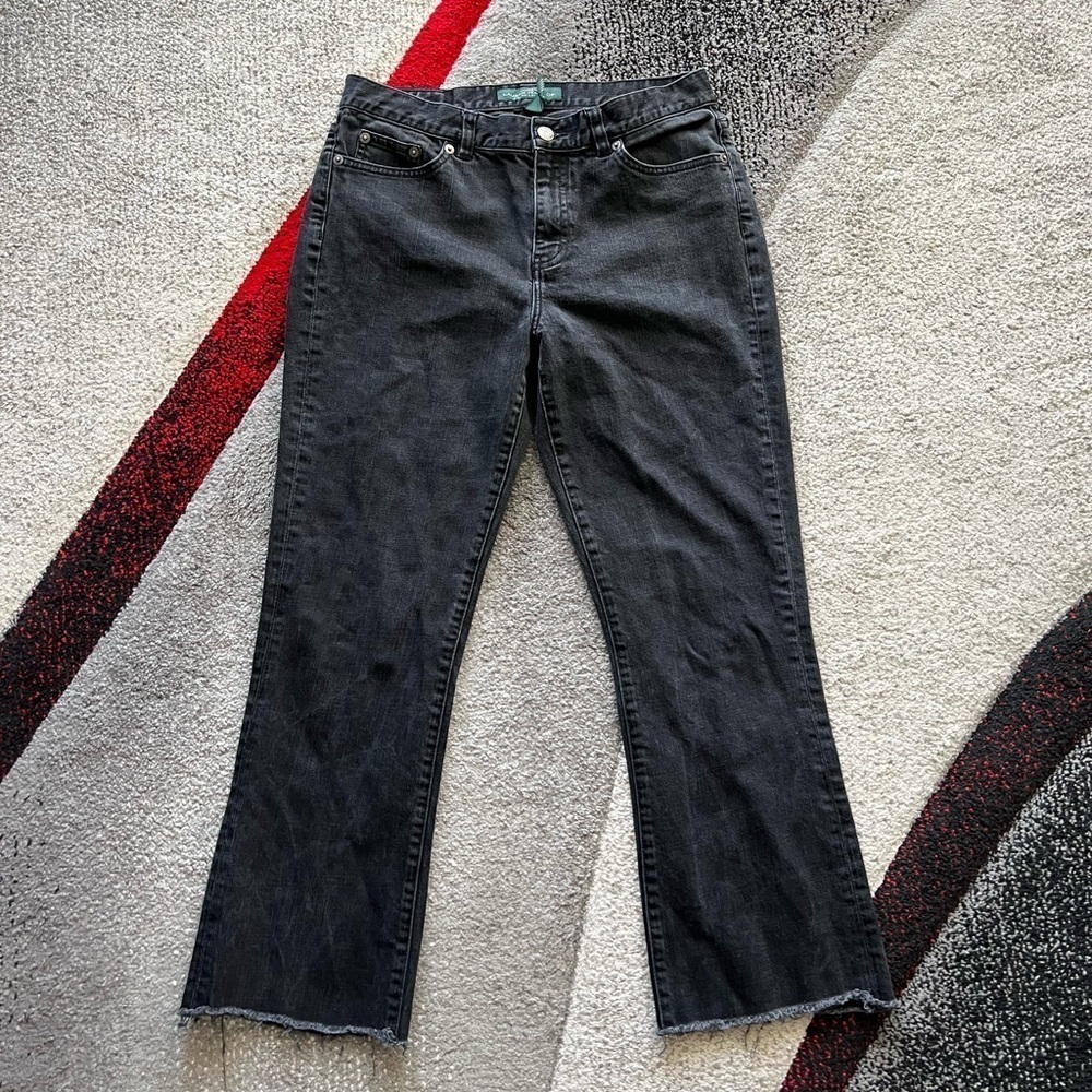 Lauren Ralph Lauren Black Classic Bootcut Jeans